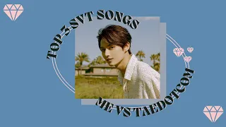 our top 3 songs from each seventeen album | me vs taedotcom