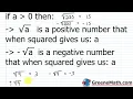 Algebra 1 Lesson What is a Square Root