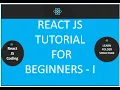 Reactjs tutorial for beginners React tutorial Part 1