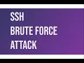 SSH Brute Force Attack Tutorial Ethical Hacking with Kali Linux for Beginners