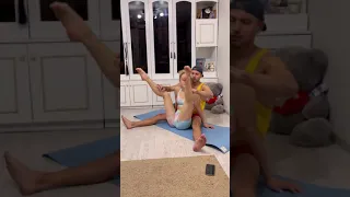 Flexibility Part With Girl Shorts 
