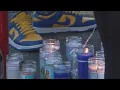 Rochester community gather in Legend parking lot to remember man shot inside