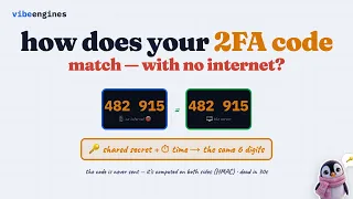 TOTP how your 2FA code matches the server with no internet