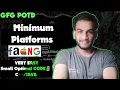 Minimum Platforms gfg potd 27-03-25 GFG Problem of the day
