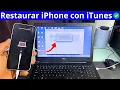 TUTORIAL How to Restore Any iPhone with iTunes Easily and Quickly