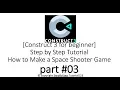 Construct 3 for beginner part Step by Step Tutorial How to Make a Space Shooter Game