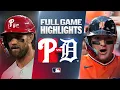 PHILLIES vs TIGERS Full Game Highlights July 10 2026 MLB Season