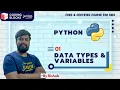 Data Types and Variables Python Tutorials for Beginners KVS PGT CS Coding Blocks Junior