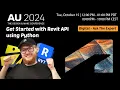 How To Get Started With Revit API Using Python AU24 Presentation