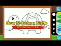 How To Color a Turtle for Kids Coloring Pages For Kids