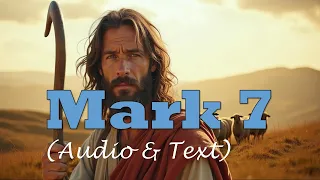 Mark 7 KJV BIBLE With Text Images