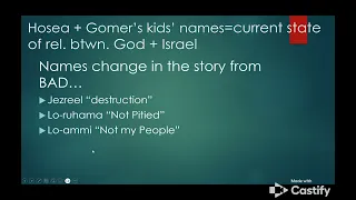 hosea video ppt 