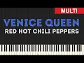 Red Hot Chili Peppers - Venice Queen (Instrumental Tutorial) [Synthesia]