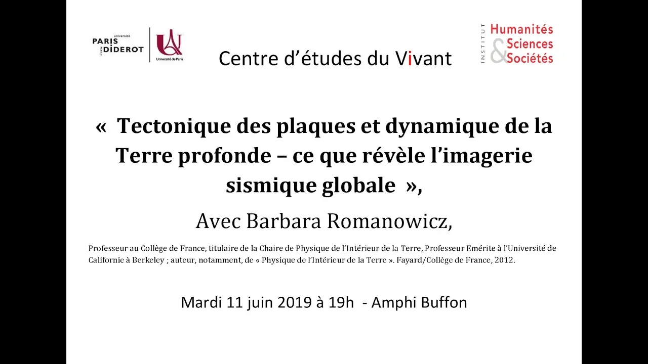 Tectonique des plaques et dynamique de la Terre profonde