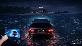 Bentley Driving on the River | Luxury Meets Danger