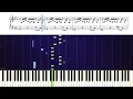 Bach - Prelude in C Minor, BWV 999 - Piano Tutorials with Sheet Music