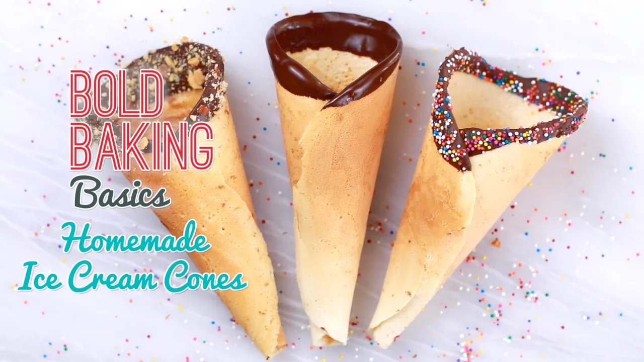 How to Make Homemade Ice Cream Cones - Gemma