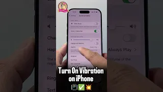 How To Turn On Vibration On IPhone IOS 18 
