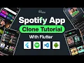 Build and Deploy Spotify Music App Clone with FLUTTER VS Code Dart Figma 2026