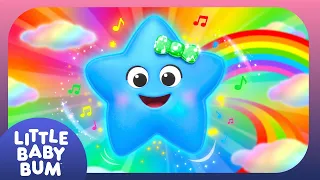Twinkle's Rainbow Sensory Bedtime 🌈⭐ Glowing Colors, Calming Songs & Lullabies | Little Baby Bum