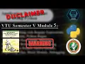 Disclaimer - Application Development With Python