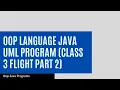 Uml Flight Time Passenger based Program OOP Java Coding Flight Class Tutorial Part 2