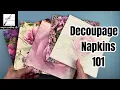 How to Decoupage Napkins-BEGINNER S Tutorial