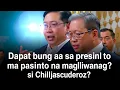 Download Lagu “Dapat bang sa presinto na magpaliwanag si Chiz Escudero? Sagot ni Speaker Romualdez!”