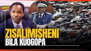 KATAMBI AZINDUA KAMPENI YA SILAHA HARAMU, ATOA MSAMAHA WA KUZISALIMISHA BILA KUSHITAKIWA