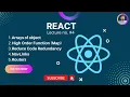 React Js Tutorial - Episode 04 Routing Map Method Arrays of Objects