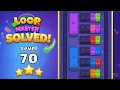 Loop Master Color Jam Sort - Level 70 Walkthrough Relaxing Puzzle Solution