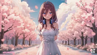 Miku Nakano 中野 三玖 wedding dress v.1 [ Live wallpaper with music ]