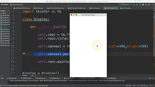 PYTHON 3 TKINTER - GUI CANVAS CLASS