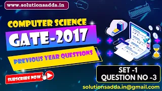 C Programming Strings CS GATE PYQs GATE 2017 Set-1 Solutions Solutions Adda Q3 GATE 2022