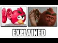 angry bird ear meme explained
