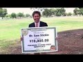 Publishers Clearing House Winners Sam Stickle From Tracy California Wins 10 000