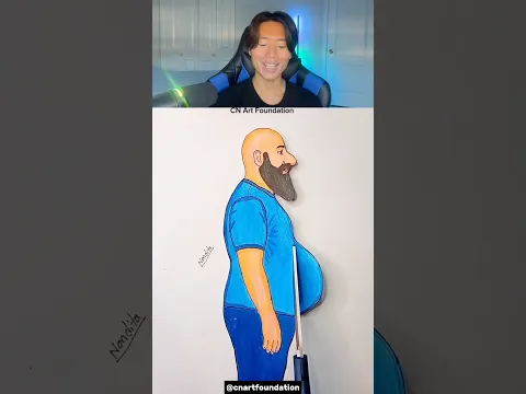 Bald man to super model transformation