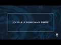 SQL Server 2019 Licensing Made Simple Meetup