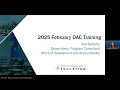 2025 February DAC Training - Test Security