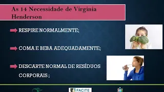 SEMINÁRIO: TEORIA DAS 14 NECESSIDADES DE VIRGÍNIA HENDERSON