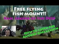 Free Flying Fish Mount How to catch an Awoken Coelacanth Kah Legend of the Deep