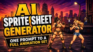 AI Sprite Sheet Generator - One Prompt to a Full Animation Set