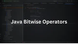 Java Operators Bitwise Operator Java Programming Tutorial