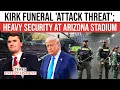 Download Lagu Charlie Kirk Funeral: Trump, Vance Arrival Gets 'THREAT' Warning; TIGHT SECURITY At Arizona Stadium