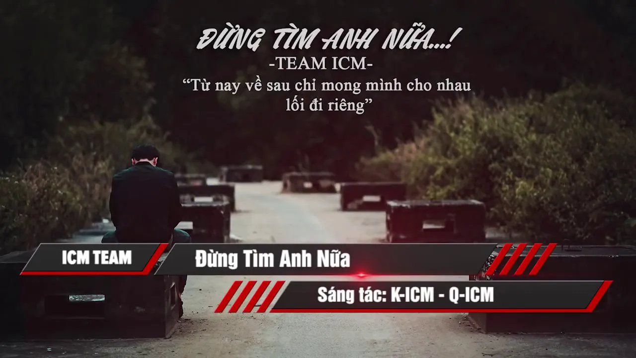KARAOKE - ĐỪNG TÌM ANH NỮA - K ICM x Q ICM