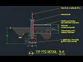 How to Draw a Foundation Sectional Footing Detail in Auto CAD