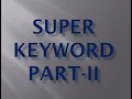 Super keyword of Java in Hindi part 2 Access parent class method using Super Keyword