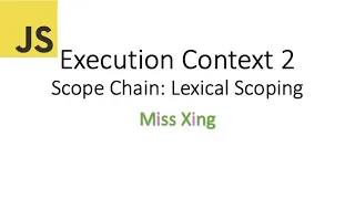 58 JavaScript Execution Context 2 What is Scope Chain What is Lexical Scoping Nested Function