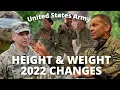 ARMY Height Weight 2022 CHANGES ACFT