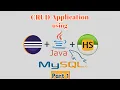 Crud Application with Java Swing Part 1